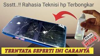 BUKAN HOAX..BEGINI CARA MEMPERBARUI LCD HP KACA RETAK#tanpaGantiLCD