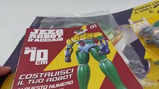 Jeeg robot dacciaio alto 70 cm. con la gazzetta dello sport Prima ed ultima uscita