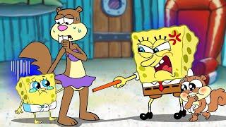 Unstable SpongeBob Family  Baby SpongeBob is Really Bad?  Spongebob SquarePants Animation