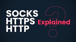 Proxy Protocol Explained - HTTP SSL and SOCKS Proxies