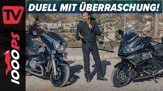 Fetter Boxer gegen 6 Zylinder - BMW K 1600 gegen BMW R 18 - Welche reist mondäner?