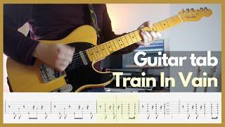 The Clash - Train in Vain Stand by Me Guitar cover with tabs