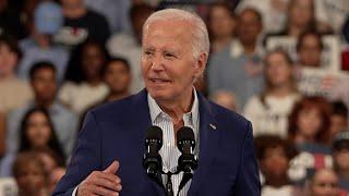 LIVE Biden speaks at first campaign rally since debate  NBC News