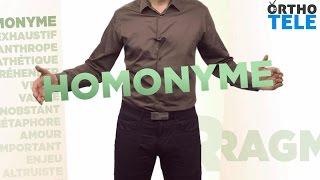 Décortiquons le mot « Homonyme » - Orthodidacte.com