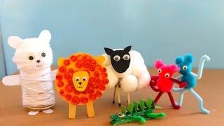 Five cute animal crafts to make
