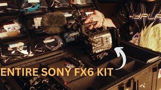 My ENTIRE Sony FX6 Camera Package in ONE Pelican 1650 w Trek Pak and Lid Organizer