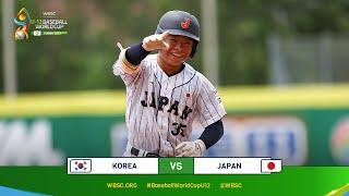 HIGHLIGHTS – Korea vs. Japan – WBSC U-12 Baseball World Cup