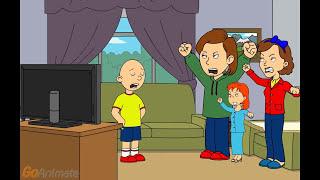 Caillou pees on deck and gets grounded. #caillou #grounded #pees