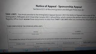 How to appeal after Refusal Canada Visa  How to fill the appeal form  