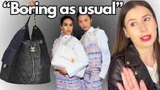 Reacting to Chanel SS 2025 Runway Bags  Chanel Kelly Squished Flapbag Birdcage Minaudière Mesh