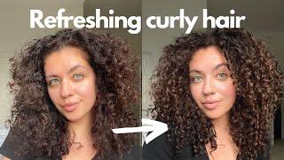 HOW TO REFRESH CURLS  Curly Hair 101 Ep 1