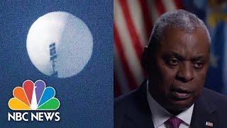 Exclusive Defense Secretary Austin speaks out about shot down unidentified objects