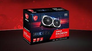 AMD Radeon RX 6650 XT MSI Mech 2X Unboxing & Review