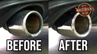 How To Clean And Polish Stained Exhaust Tips - DIY Detailing Tips & Tricks