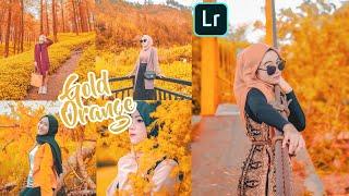 Golden Orange Preset lightroom  Cara mengedit di Lightroom Mobile  Tutorial Preset Golden Orange