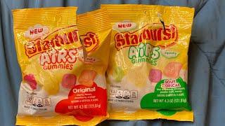 Food Review Of Starburst Air Gummies & Starburst Air Gummies Tropical Sour