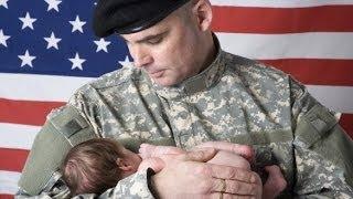 Military Dads Come Home To Meet Their Newborns