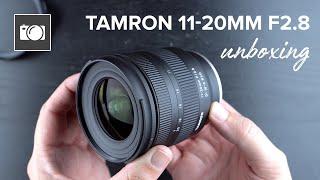 NEW Tamron 11-20mm f2.8 Di III-A RXD Unboxing Ultra Wide Angle Zoom Lens for Sony APS-C E Mount