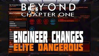 Elite Dangerous Beyond - How the Engineer Changes Work plus New Ship Voices