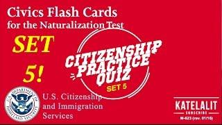 US Citizenship Practice Quiz Set 5