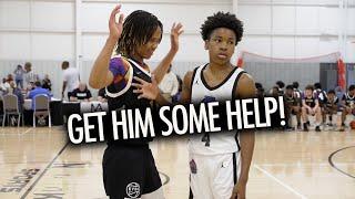 8th Grade Peyton Kemp GETS WILD vs Mookie Betts AAU Team & The Family HEATS UP