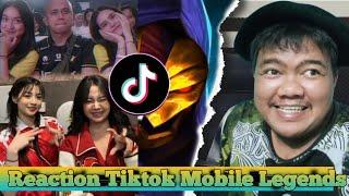 REACTION TIKTOK MOBILE LEGENDS‼️REACTION VIDEO MOBILE LEGENDS JEDAG JEDUG