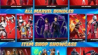 All Marvel Bundles Item Shop ShowcasePreview Fortnite