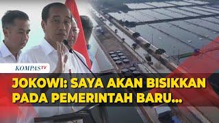 FULL Presiden Jokowi Resmikan Tambak Ikan Nila Karawang Akan Bisikkan pada Pemerintah Baru