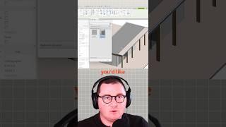 Use Split Face and Paint Tool In Revit #revit #shorts #tutorial #revitarchitecture