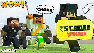 How I Won ₹5 Crore Lottery Ticket in Minecraft