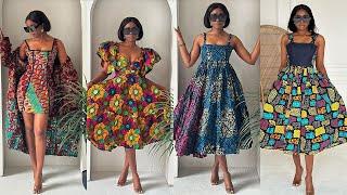 The Elegance of Ankara and Plain Material Combinations for Weddings 2024 Best Dresses for ladies