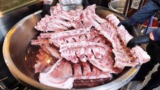 매일 24시간 500인분 설렁탕을 끓이는 7000원대 한우 설렁탕 Amazing ox bone soup Making seolleongtang sold to 500 people