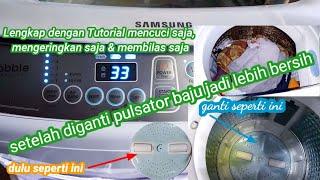 Mencuci Menggunakan Mesin Cuci Samsung Wobble Technology WA85H4200SG
