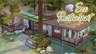 Эко-ресторан│Строительство│Eco-Restaurant│SpeedBuild│NO CC The Sims 4