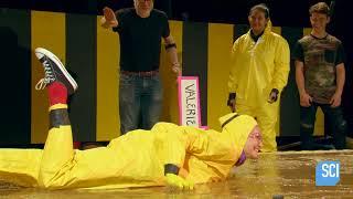 Catching a Human With a Giant Glue Trap   MythBusters Jr