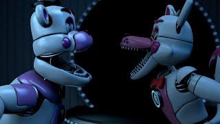 SFM Funtime Freddy and Foxy arguing.