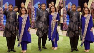 Anil Ambani With Wife Tina Arrives At Antilia House For Anant & Radhika’s Grand Wedding Function