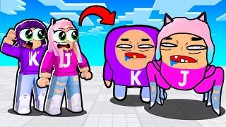 We Transformed into Our Drawing  Roblox Doodle Transform