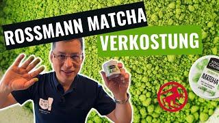 Rossmann Bio Matcha Tee Verkostung Teepapst testet