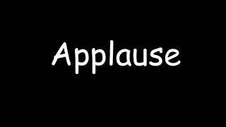 Lady Gaga - Applause Lyrics