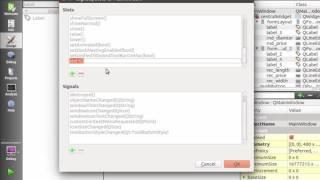 Qt Connect Signals to Slots in QT Creator