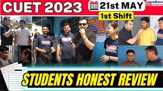 CUET 2023 Students Reaction  Best CUET Exam Ever Honest Review