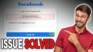 How to Fix Facebook Login Errorinvalid Username and Password  Technical Hamza