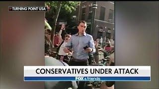 Charlie Kirk & Candace Owens Ambushed by Liberal Protesters