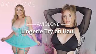 See Thru & Babydoll Lingerie Try on Haul  Avidlove ft.Badd Angel