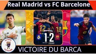 REAL MADRID VS FC BARCELONE victoire 1-2  MA MASIA AU DESSUS  il y a du bon et moins bon