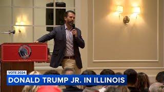 Donald Trump Jr. visits Illinois for Trump 2024 presidential campaign