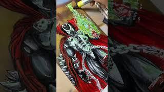 Painting Custom Comic Sketch a covers - Spawn #392