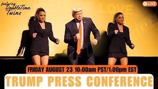 Trump Press Conference Featuring the DoubleTime Twins