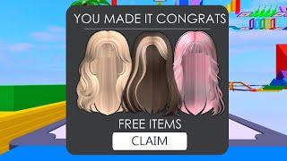 This obby ACTUALLY gives you 9+ Free hairs 